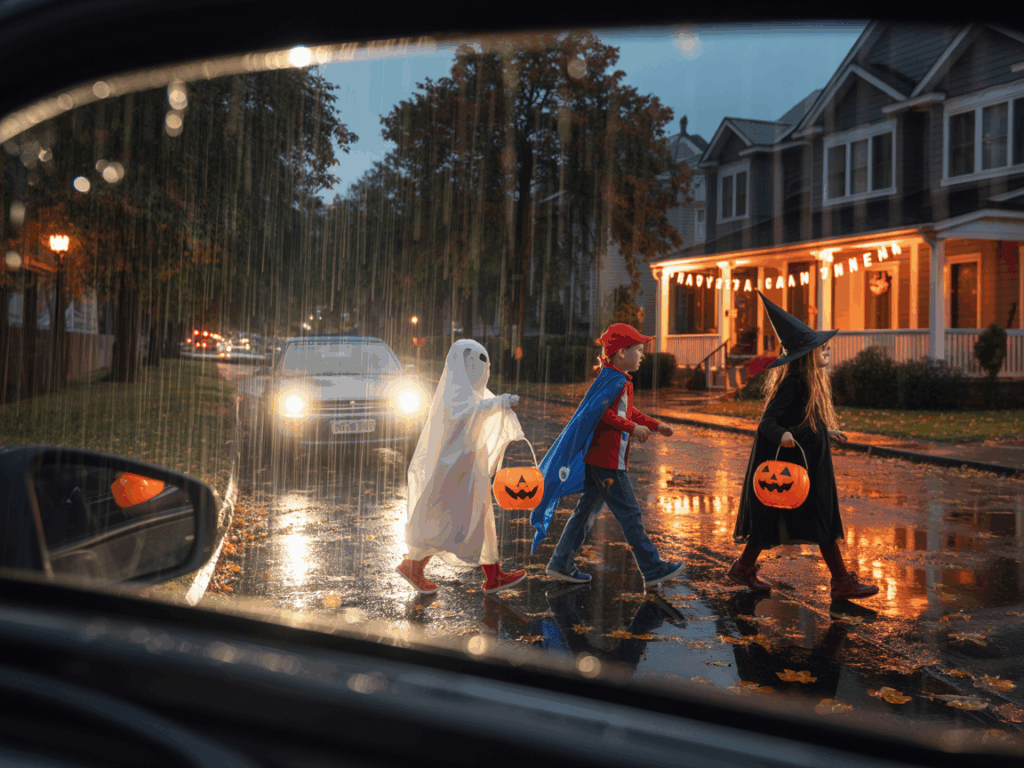 Car Safe from Halloween Hazards