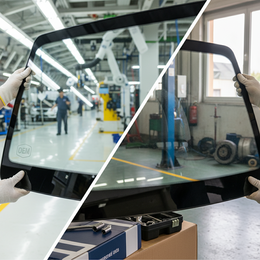 OEM vs Aftermarket Windshield: Glass comparison, repair options, cost, auto glass replacement guide.