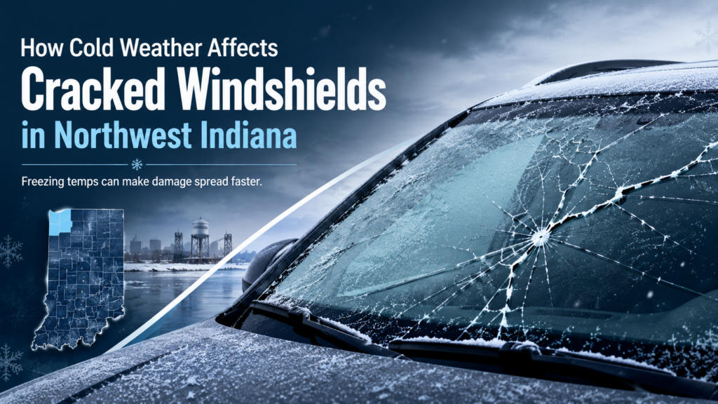 Cracked windshields in winter weather